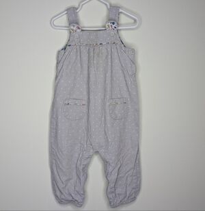 Baby Boden Easter Bunny Corduroy Romper Overall 12-18m